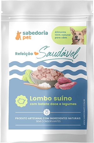 Sabedoria Pet - Dieta Padronizada 4 Sabedoria Pet - embalagem standard lombo suino sabedoria pet web min